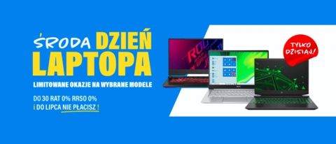 Promocja ŚRODA DZIEŃ LAPTOPA w RTV EURO AGD