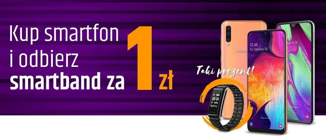 Promocja na smartfony w Neo24 - kup promocyjny smartfon i odbierz opaskę smartband za 1 zł!
