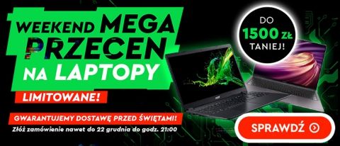 Promocja WEEKEND MEGA PRZECEN NA LAPTOPY w Ole Ole