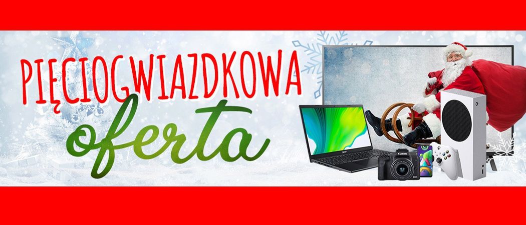 Promocja PIĘCIOGWAIZDKOWA OFERTA w Avans - kup jeszcze taniej promocyjne RTV!