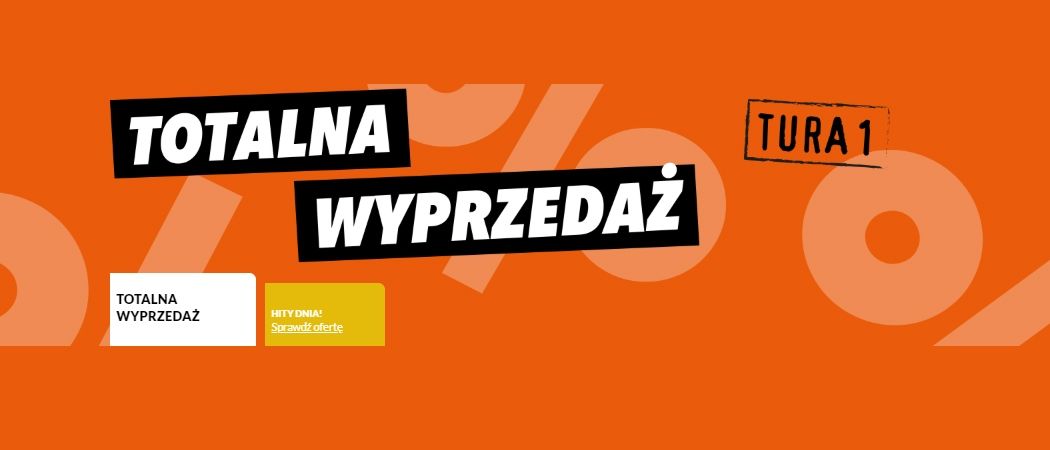 Promocja TOTALNA WYPRZEDAŻ w RTV EURO AGD - kup taniej wybrane RTV!