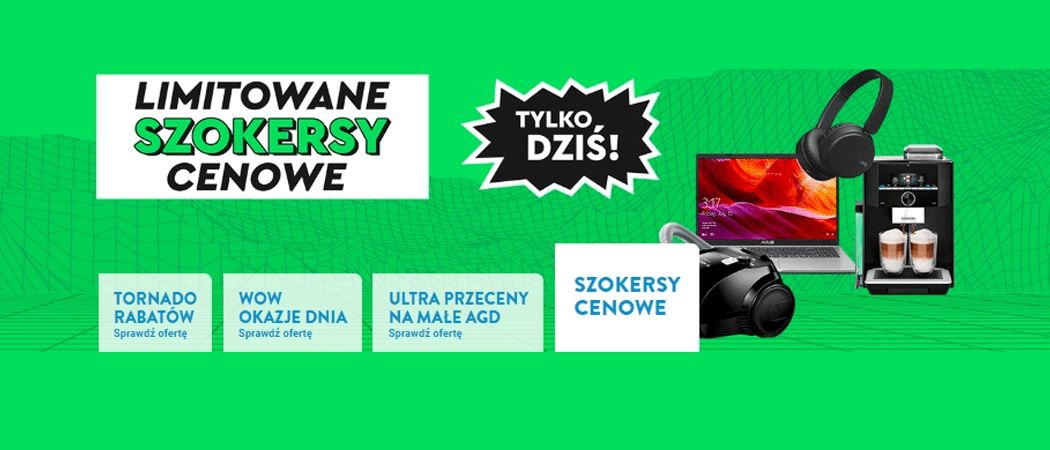 Promocja LIMITOWANE SZOKERSY CENOWE w Ole Ole - kup wybrane RTV taniej z kodem rabatowym!