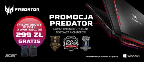 Promocja na laptopy ACER PREDATOR w RTV EURO AGD