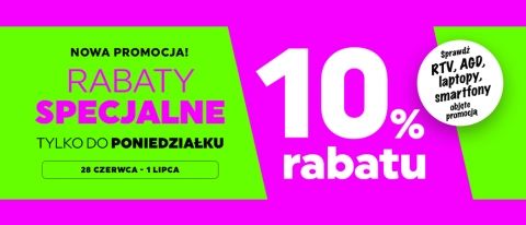 Promocja "Rabaty specjalne" w NEONET