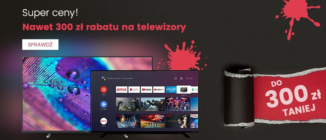 Promocja na telewizory w Zadowolenie - kup do 300 zł taniej promocyjny telewizor!