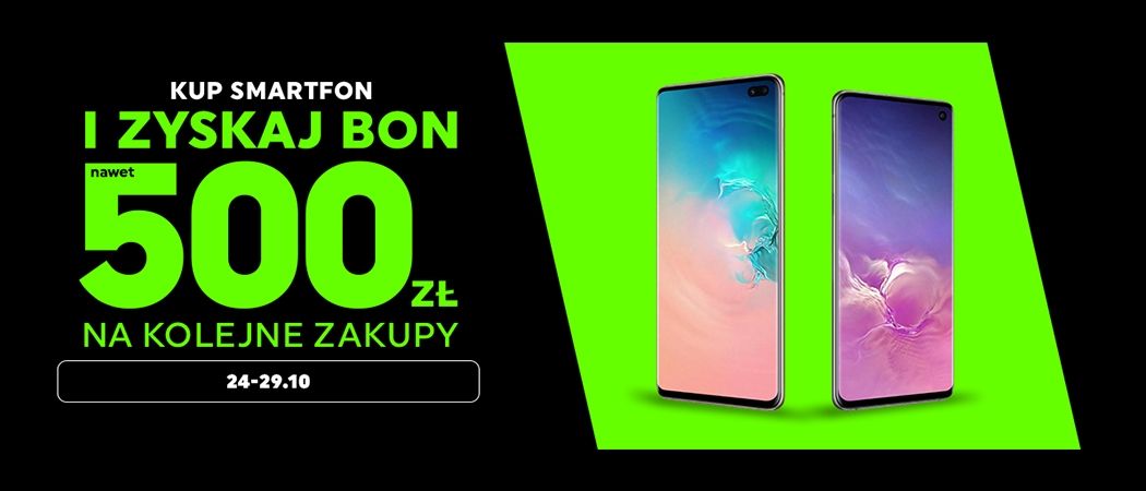 Kup wybrany smartfon i zyskaj nawet do 500 zł na kolejne zakupy w Neonet!