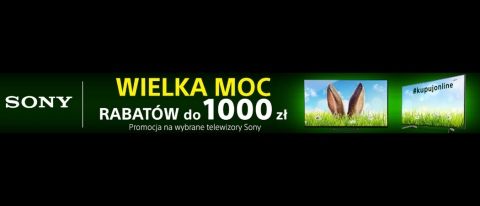 Promocja na telewizory SONY w RTV EURO AGD