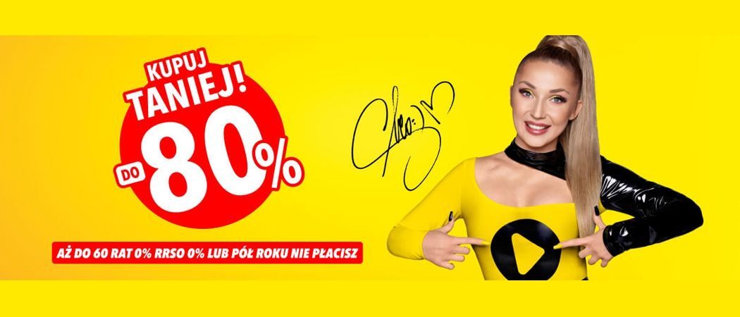 Promocja KUPUJ TANIEJ! w Media Expert - kup promocyjne RTV nawet do 80% taniej!