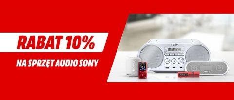 Rabaty na sprzęt audio SONY w Media Markt!