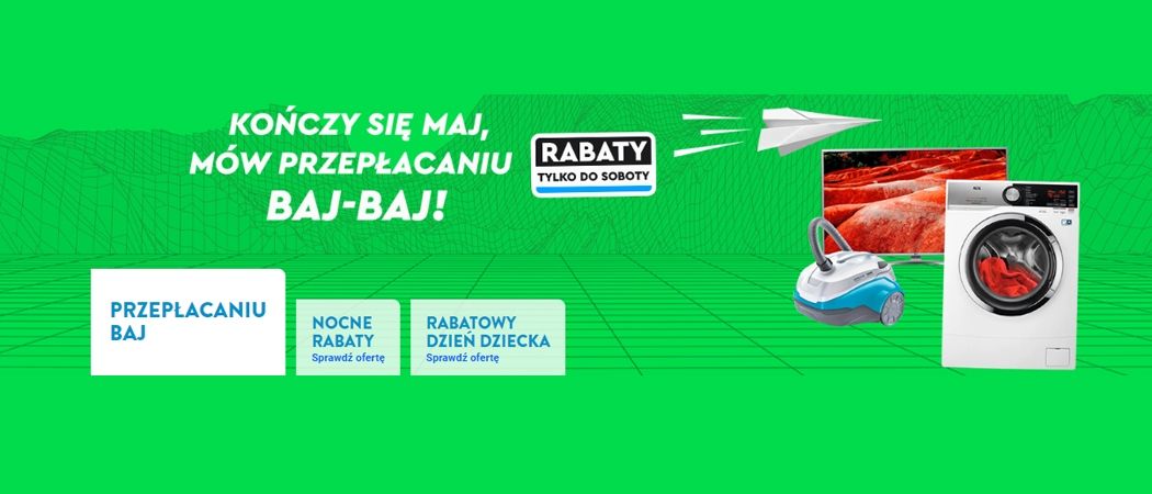 Promocja PRZEPŁACANIU BAJ w Ole Ole - kup jeszcze taniej promocyjne RTV!