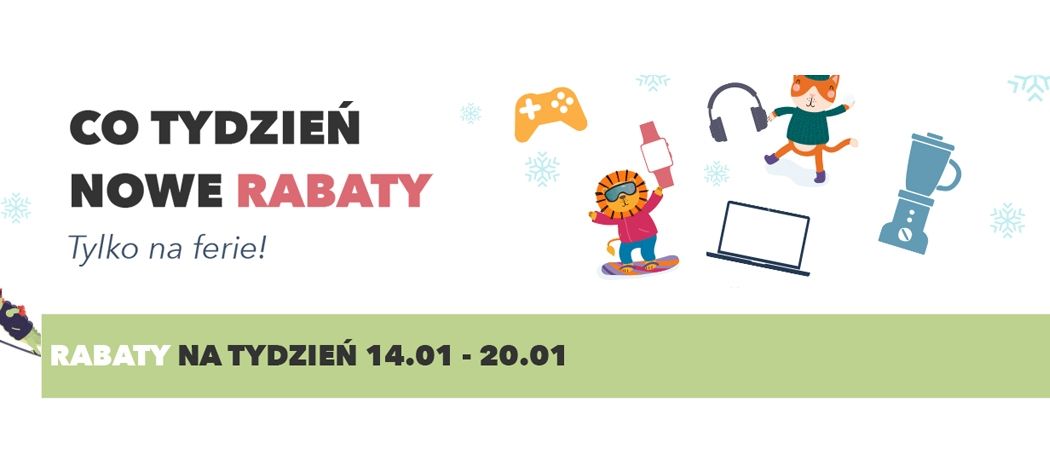 Promocja "Rabaty na ferie" w RTV EURO AGD - kup laptop, telewizor, tablet i wiele innych w niższych cenach!