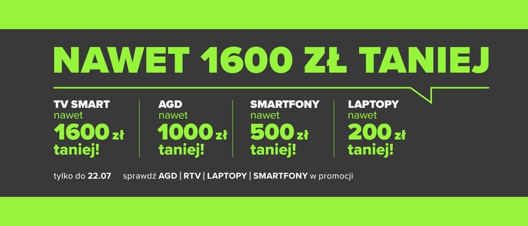Promocja HIT OFERTA w Neonet - kup promocyjne RTV taniej z kodem rabatowym!