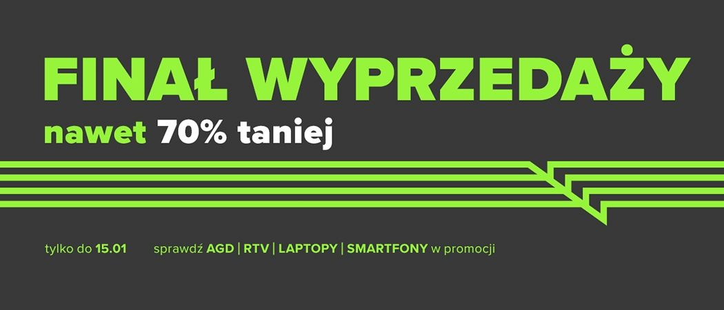 Kup promocyjny sprzęt i zyskaj nawet do 70% rabatu w promocji "Finał wyprzedaży" w Neonet!