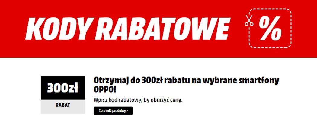 Kup promocyjny smartfon i odbierz do 300 zł rabatu w promocji Media Markt!