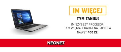 Promocja na laptopy w NEONET