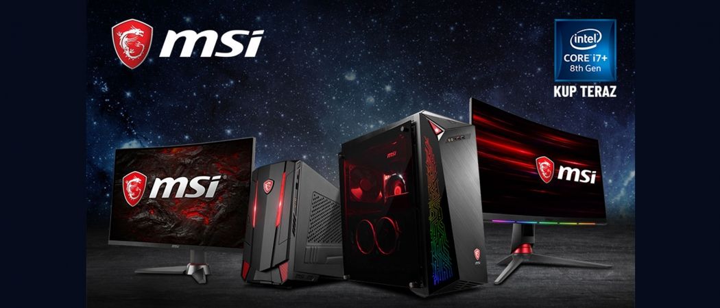 Promocja MSI CashBack - kup promocyjny monitor i komputer MSI i odbierz aż do 426 zł zwrotu!