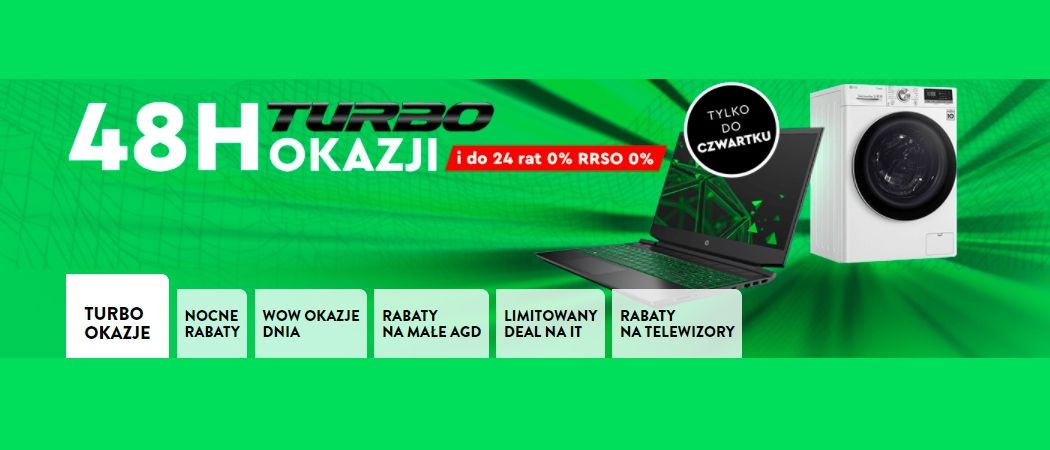 Promocja TURBO OKAZJE w Ole Ole - kup jeszcze taniej promocyjne RTV!