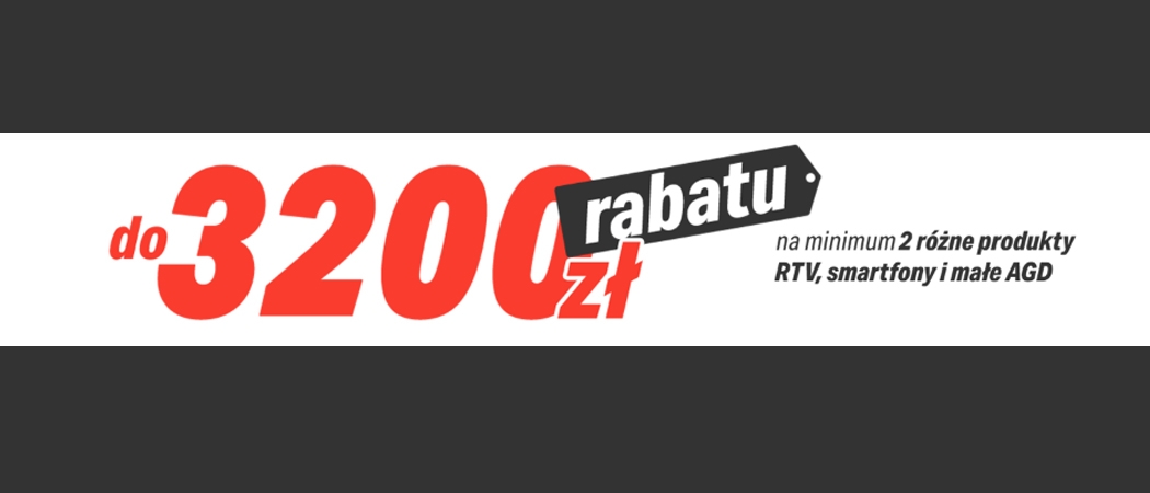 Kup wybrane sprzęty i zyskaj do 3200 zł rabatu w promocji RTV EURO AGD!