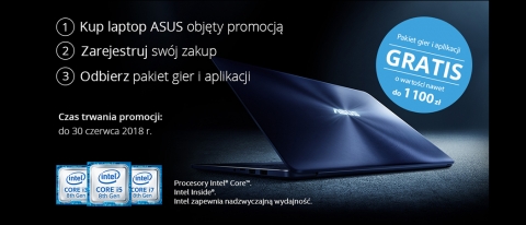Promocja na laptopy ASUS
