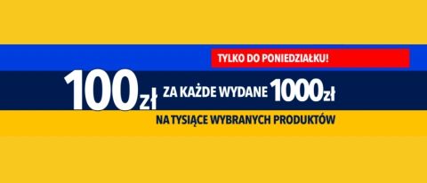 Promocja 50 ZŁ ZA 500 ZŁ w RTV EURO AGD