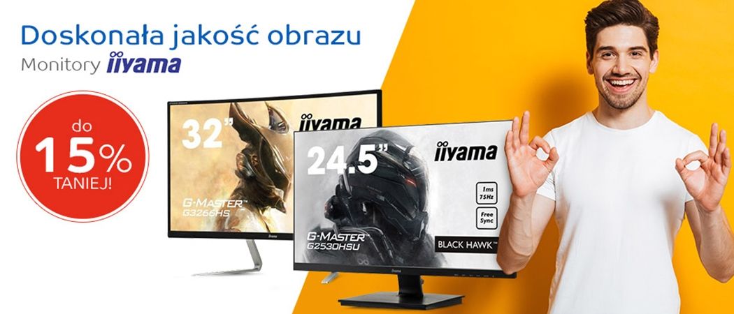 Promocja na monitory w eMAG - kup promocyjny monitor IIYAMA z rabatem do 15%!