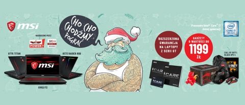 Promocja na laptopy MSI w Media Expert