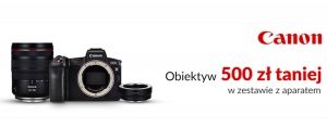 Promocja na aparaty i obiektywy CANON w RTV EURO AGD