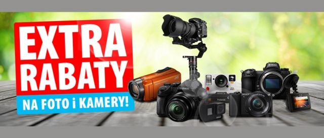 Promocja "Extra rabaty na foto i kamery" w Media Expert