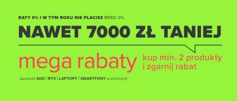 Promocja MEGA RABATY w Neonet 