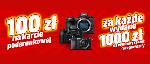 Promocja na aparaty w Media Markt