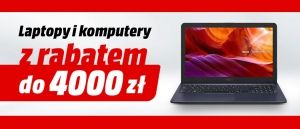 Promocja LAPTOPY I KOMPUTERY Z RABATEM w Media Markt