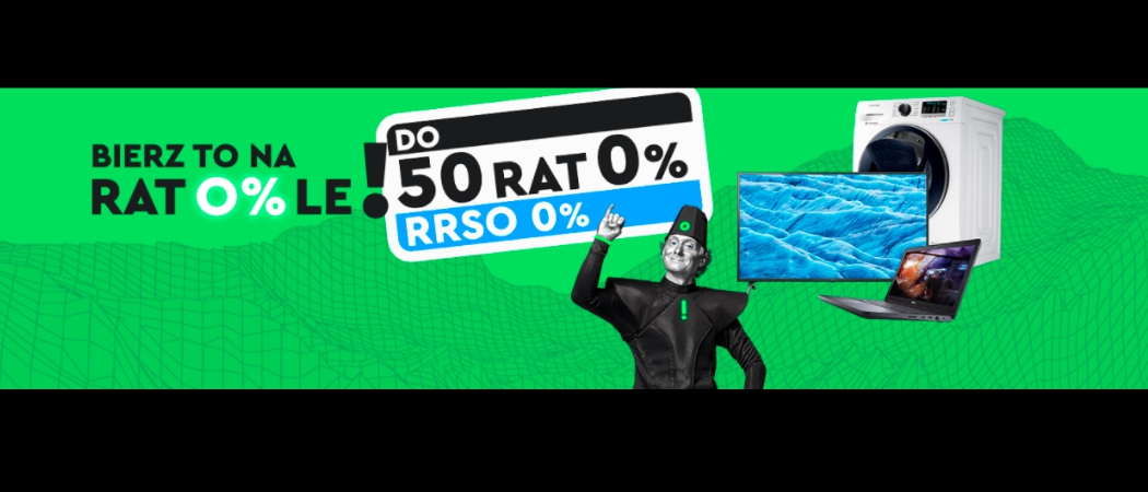 Promocja Bierz to na Ratole w Ole Ole - kup wybrane RTV na raty 0%!