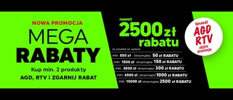 Promocja "Mega rabaty" w NEONET