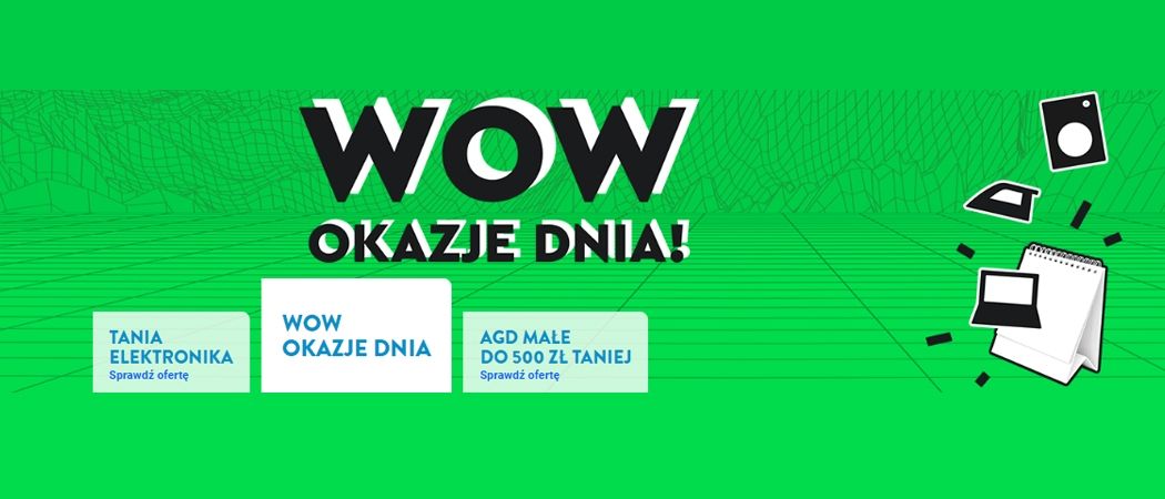 Promocja WOW! OKAZJE DNIA! w Ole Ole - kup jeszcze taniej promocyjne RTV!