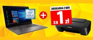 Promocja na laptopy z drukarką za 1 zł w Media Expert