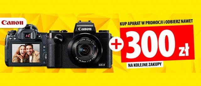Promocja na aparaty CANON w Media Expert