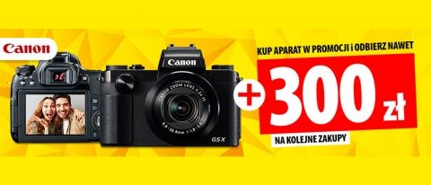 Promocja na aparaty CANON w Media Expert
