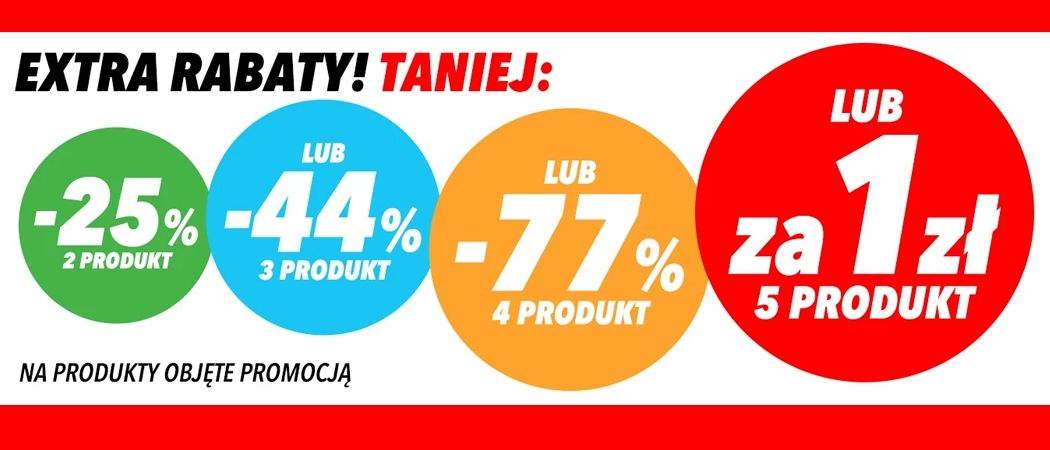 Promocja EXTRA RABAT w Media Expert - kup wybrane RTV i zyskaj rabat na jeden ze sprzęt&oacute;w!