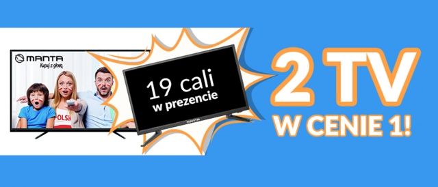 Promocja na telewizory MANTA w RTV EURO AGD