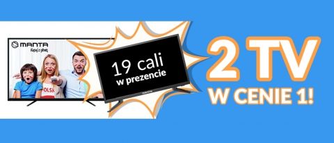 Promocja na telewizory MANTA w RTV EURO AGD
