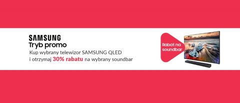 Promocja na telewizory SAMSUNG w RTV EURO AGD