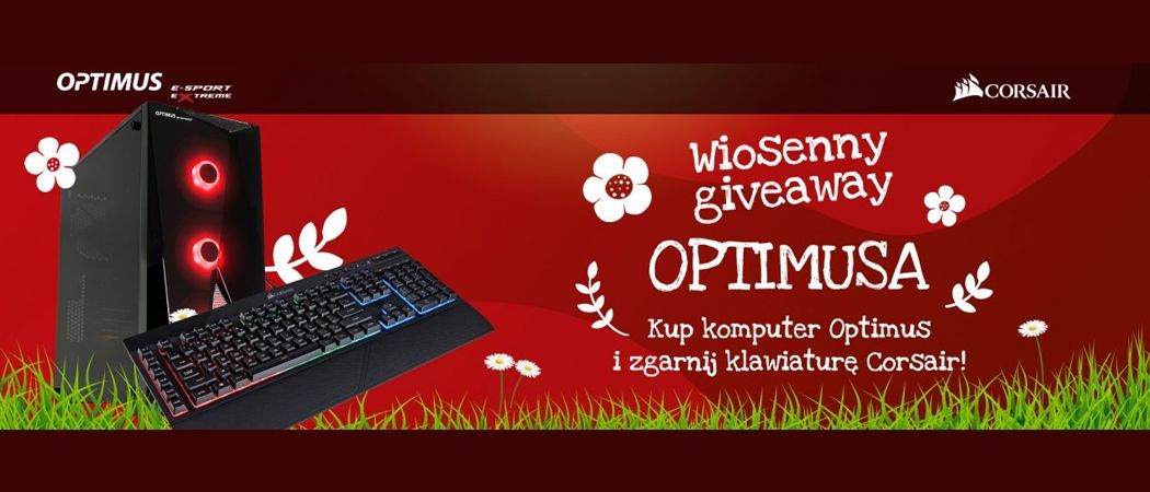 Promocja OPTIMUS - kup wybrany komputer OPTIMUS i odbierz klawiaturę w prezencie!