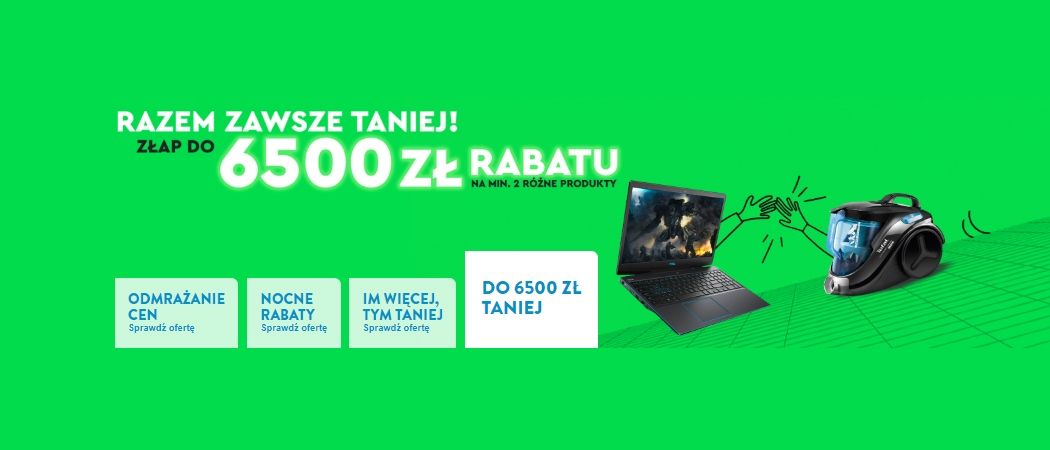 Promocja RAZEM ZAWSZE TANIEJ! w Ole Ole - kup jeszcze taniej promocyjne RTV!