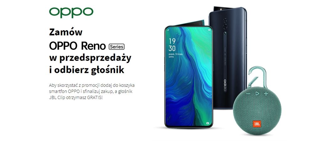 Promocja w Media Expert - kup promocyjny smartfon OPPO i odbierz głośnik mobilny JBL w prezencie!