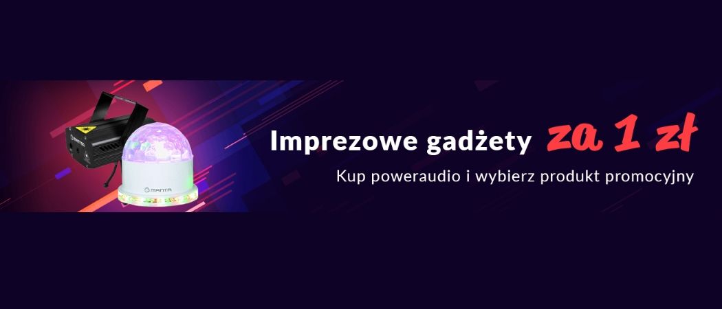 Promocja w RTV EURO AGD - kup wybrany zestaw power audio i odbierz imprezowy gadżet za 1 zł!