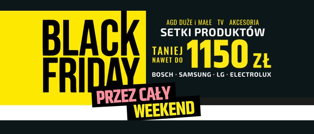 Promocja BLACK FRIDAY w Neo24 - kup promocyjne RTV taniej z kodem rabatowym!