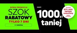 Promocja "Mega mocne rabaty" w NEONET