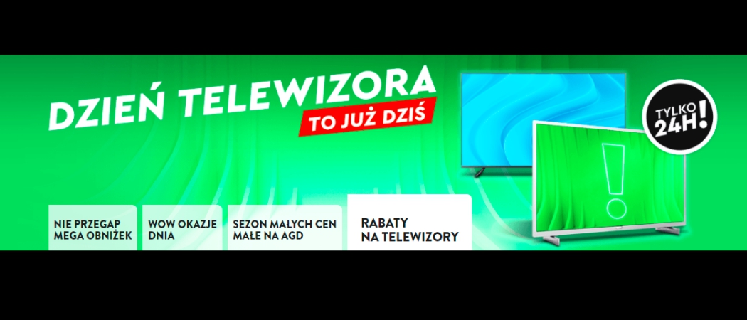 Promocja Dzień Telewizora w Ole Ole - kup taniej wybrany telewizor!