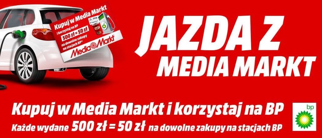 Kup telewizor, sprzęt RTV lub komputer i odbierz bon BP od Media Markt!