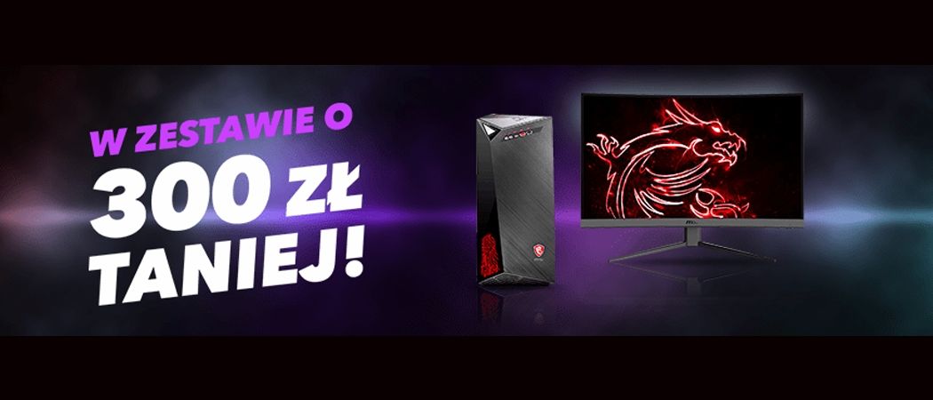Promocja MSI w RTV EURO AGD - kup taniej promocyjny komputer i monitor MSI!